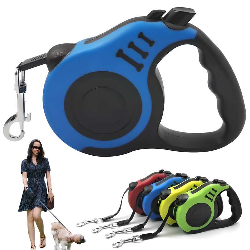 PawPura FreeRoam 5m Retractable Dog & Cat Leash – product photo