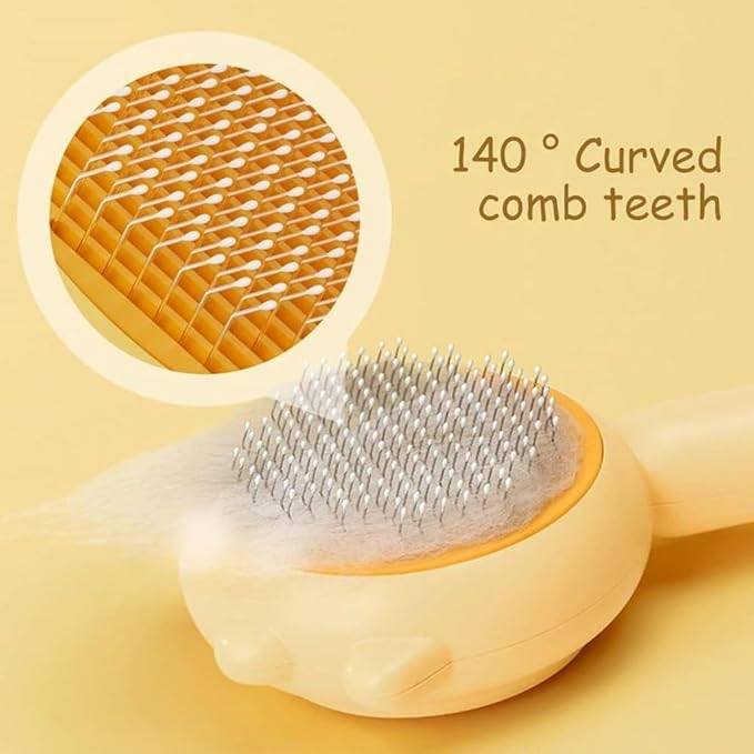 PawPura SlickEase Self-Cleaning Slicker Brush – product photo