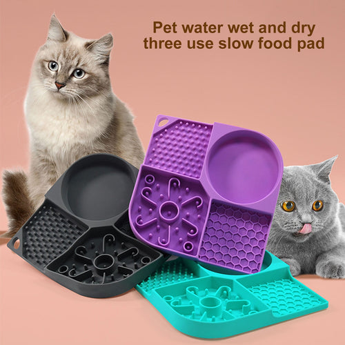 PawPura 4-in-1 Slow Feeder & Lick Mat – product photo