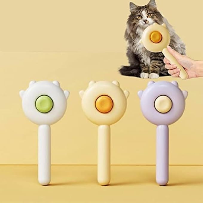 PawPura SlickEase Self-Cleaning Slicker Brush – product photo