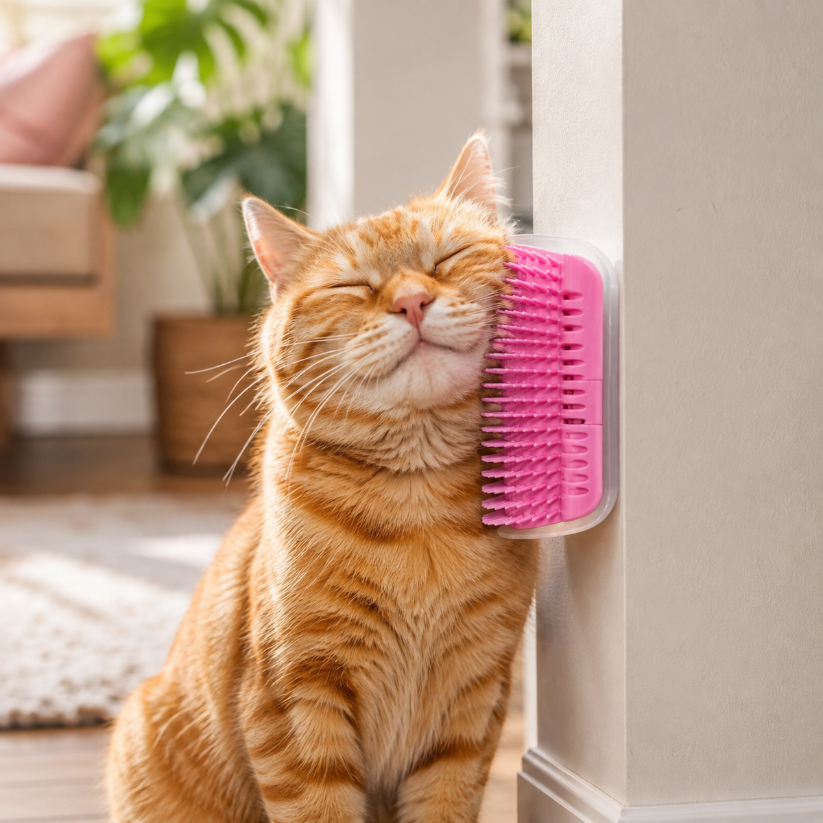 PawPura Cat Corner Self-Groomer – product photo